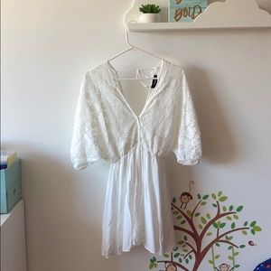 White, mini, casual dress